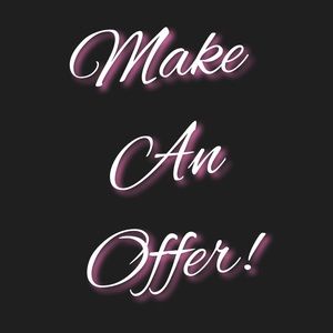 Make me an offer, I will negotiate 😀